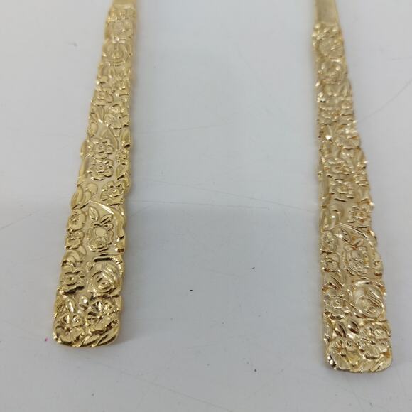 National Stainless Japan Hollywood Fork Spoon Set Floral 2 - Picture 8 of 11